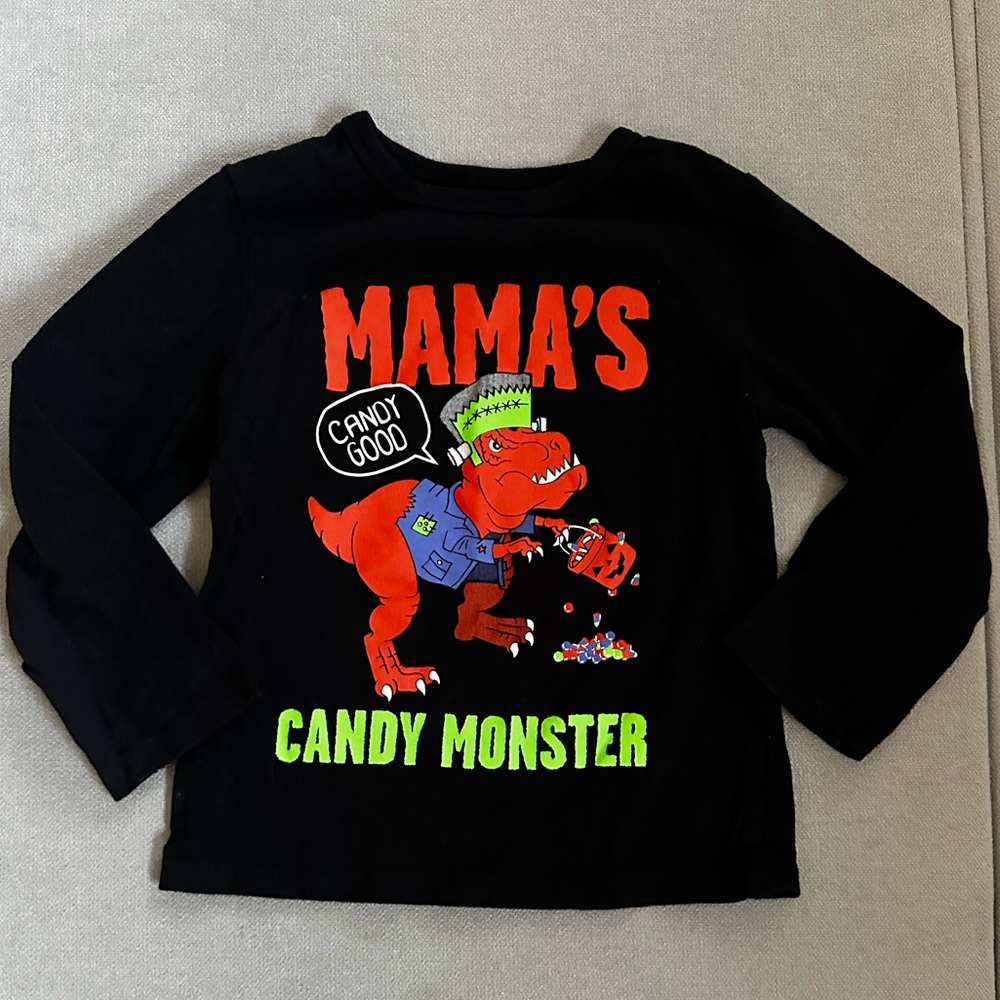 The Children's Place Black Halloween Tee